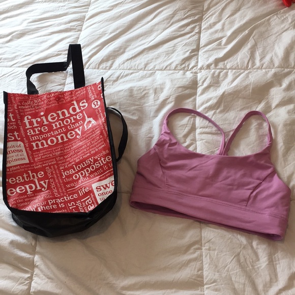 lululemon athletica Other - *NWOT* pink lulu lemon sports bra